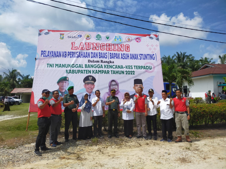 TNI Manunggal Bangga Kencana - Kes Terpadu Kab Kampar Thn 2022